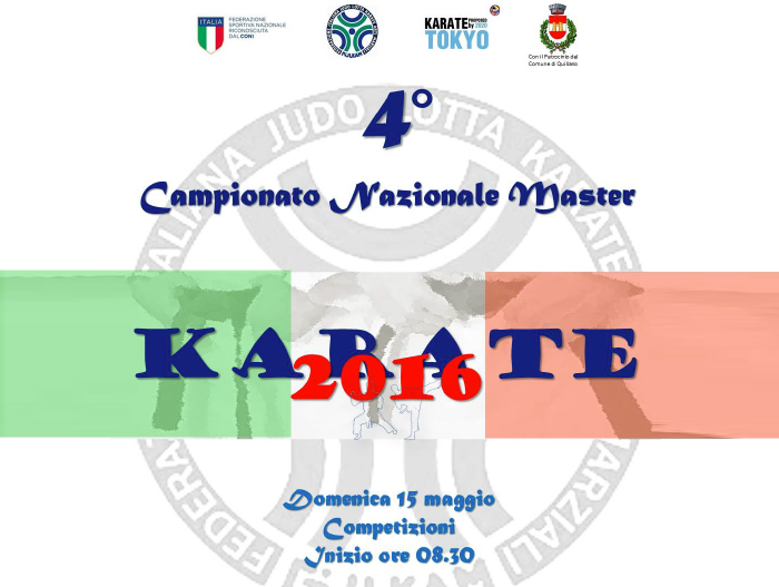 4° Campionato Nazionale Karate Master e Seminario teorico