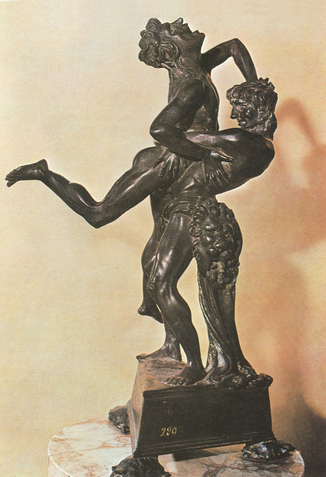 4. Ercole e Anteo bronzetto del Pollaiolo