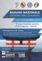 Raduno Nazionale Universitario CUS Cosenza 8-10 dic 2017