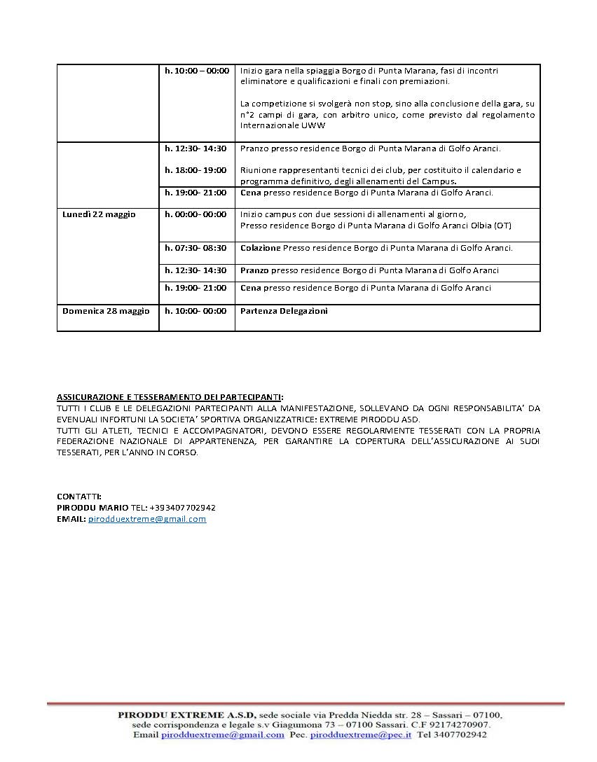 SARDINIA WRESTLING TORNEO e CAMPUS Pagina 5