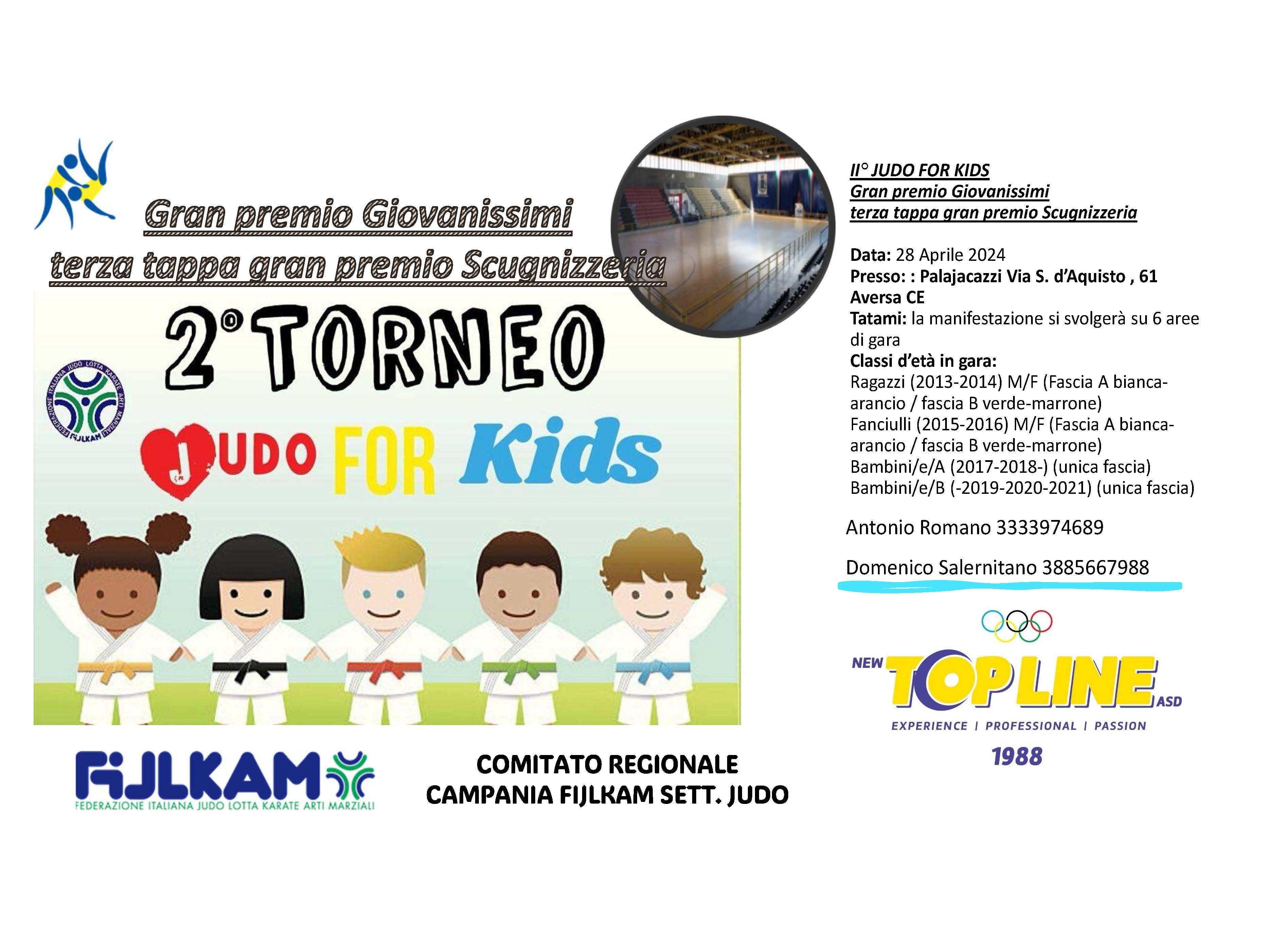 LOCANDINA JUDO FOR KIDS