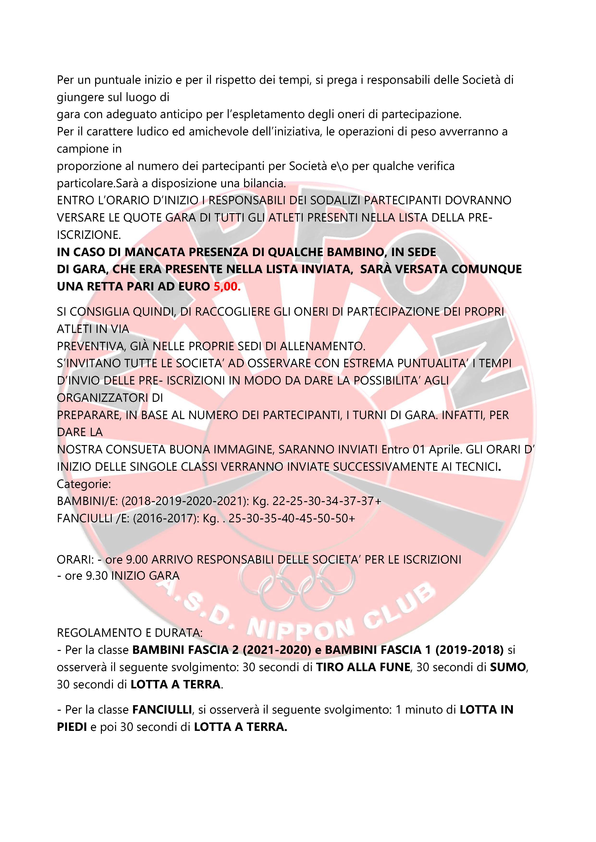 JUDO for PEACE 06 Aprile 2025 1 Pagina 2