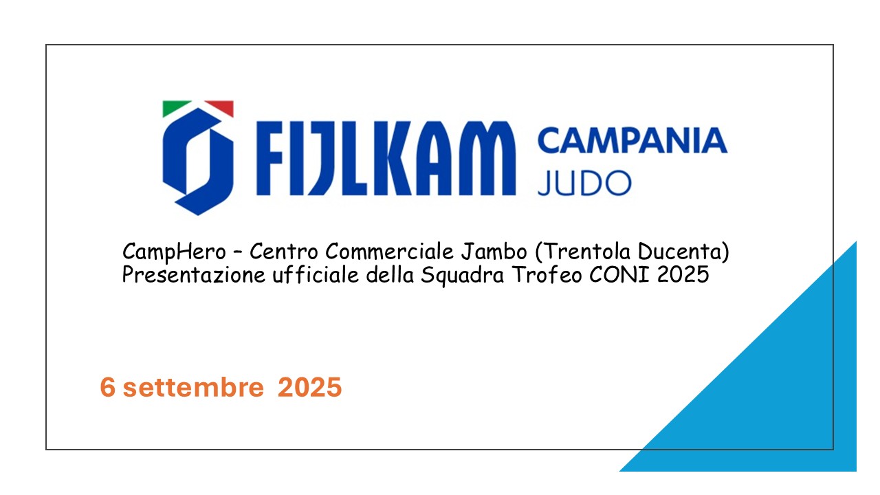 Centro Commerciale Jambo Presentazione ufficiale della Squadra Trofeo CONI 2025