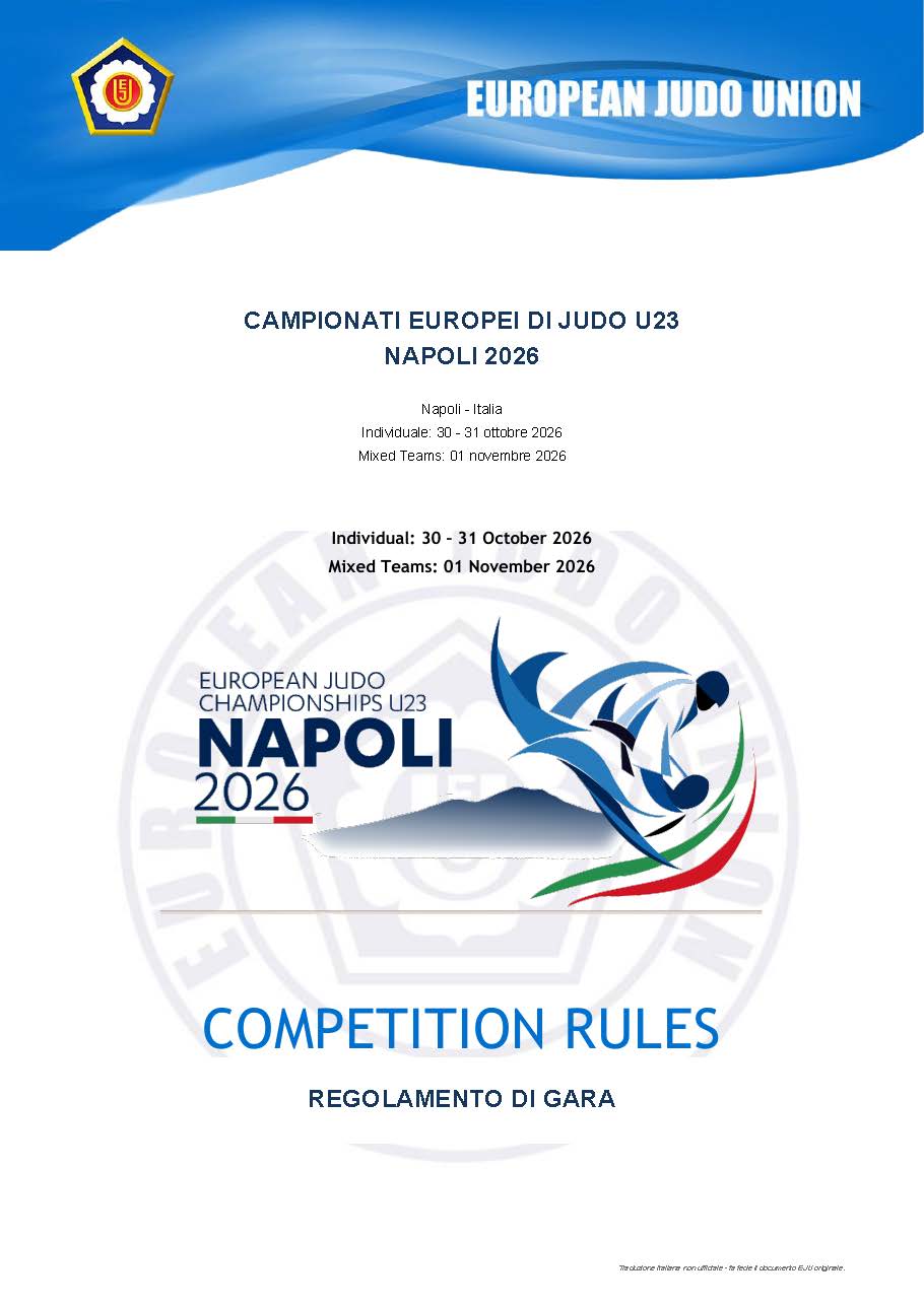 CAMPIONATI EUROPEI DI JUDO U23 NAPOLI 2026