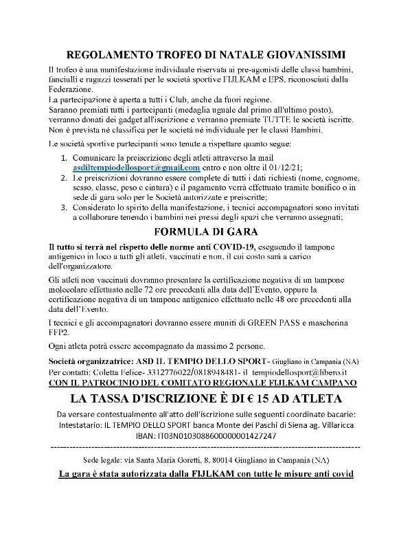 REGOLAMENTO GARA Pagina 3