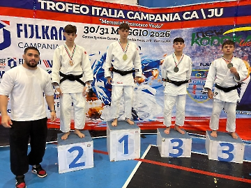 Podio trofeo Italia U23 Campania
