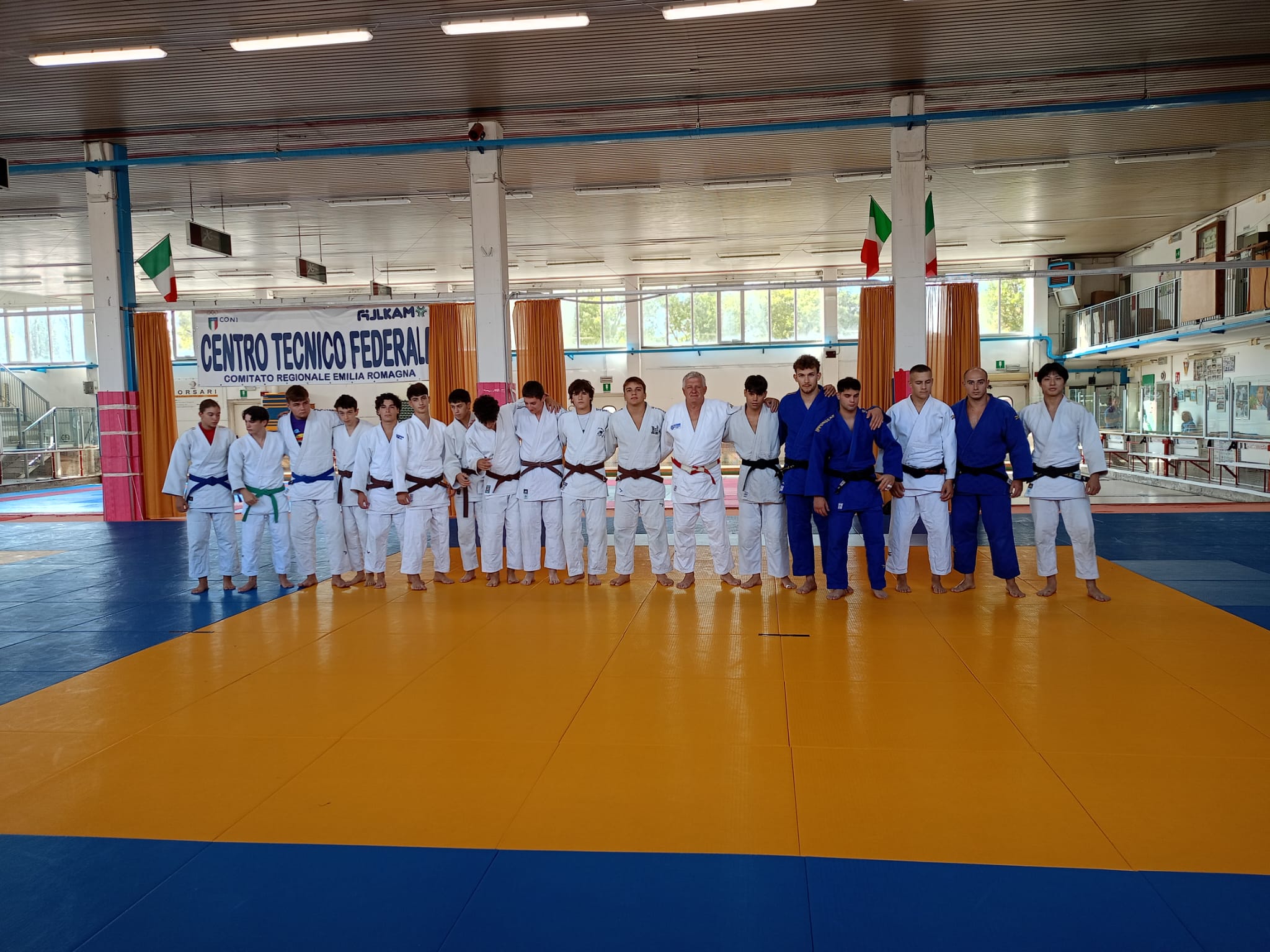 Allenamento CTF Castel Maggiore judo foto gruppo