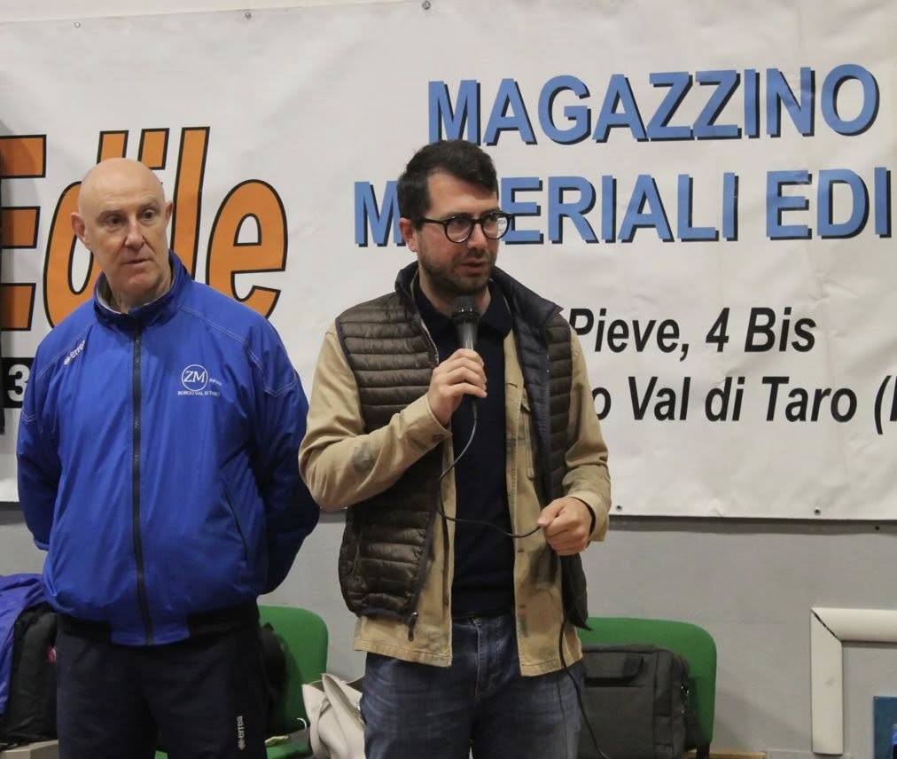Assessore allo Sport Marchini C.I. cadetti karate