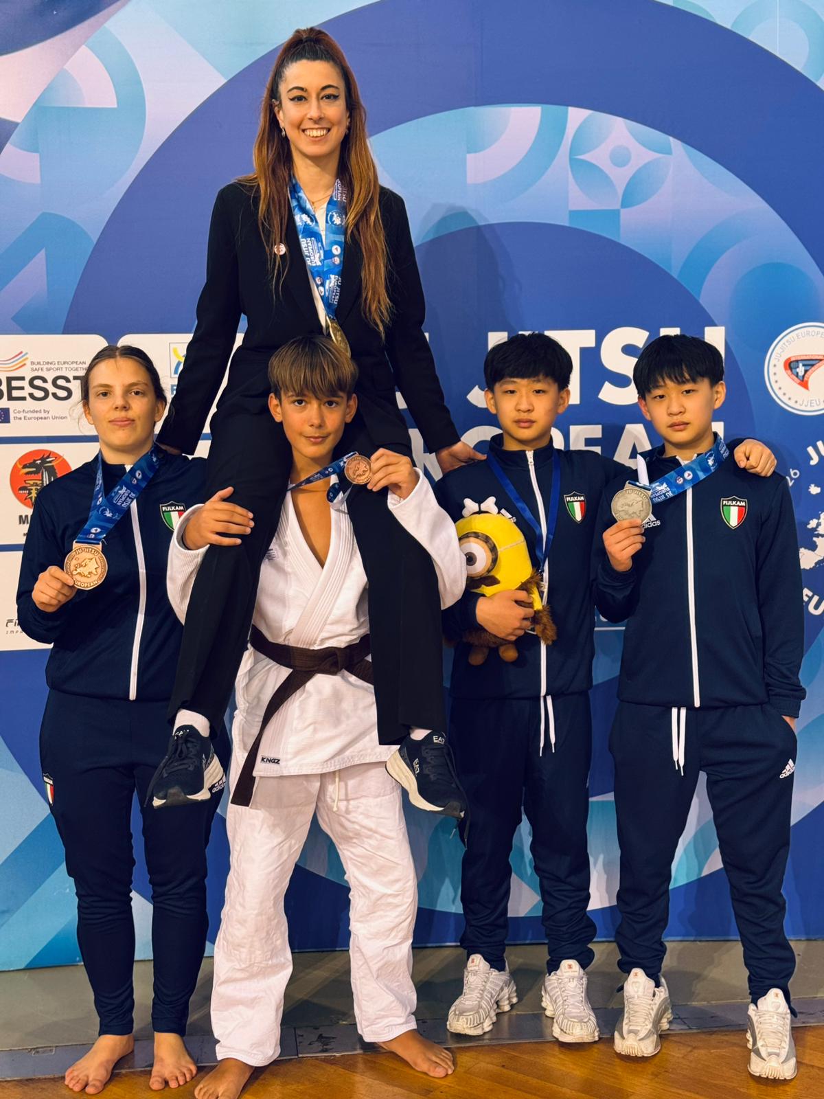 Europei Ju Jitsu foto gruppo piccoli
