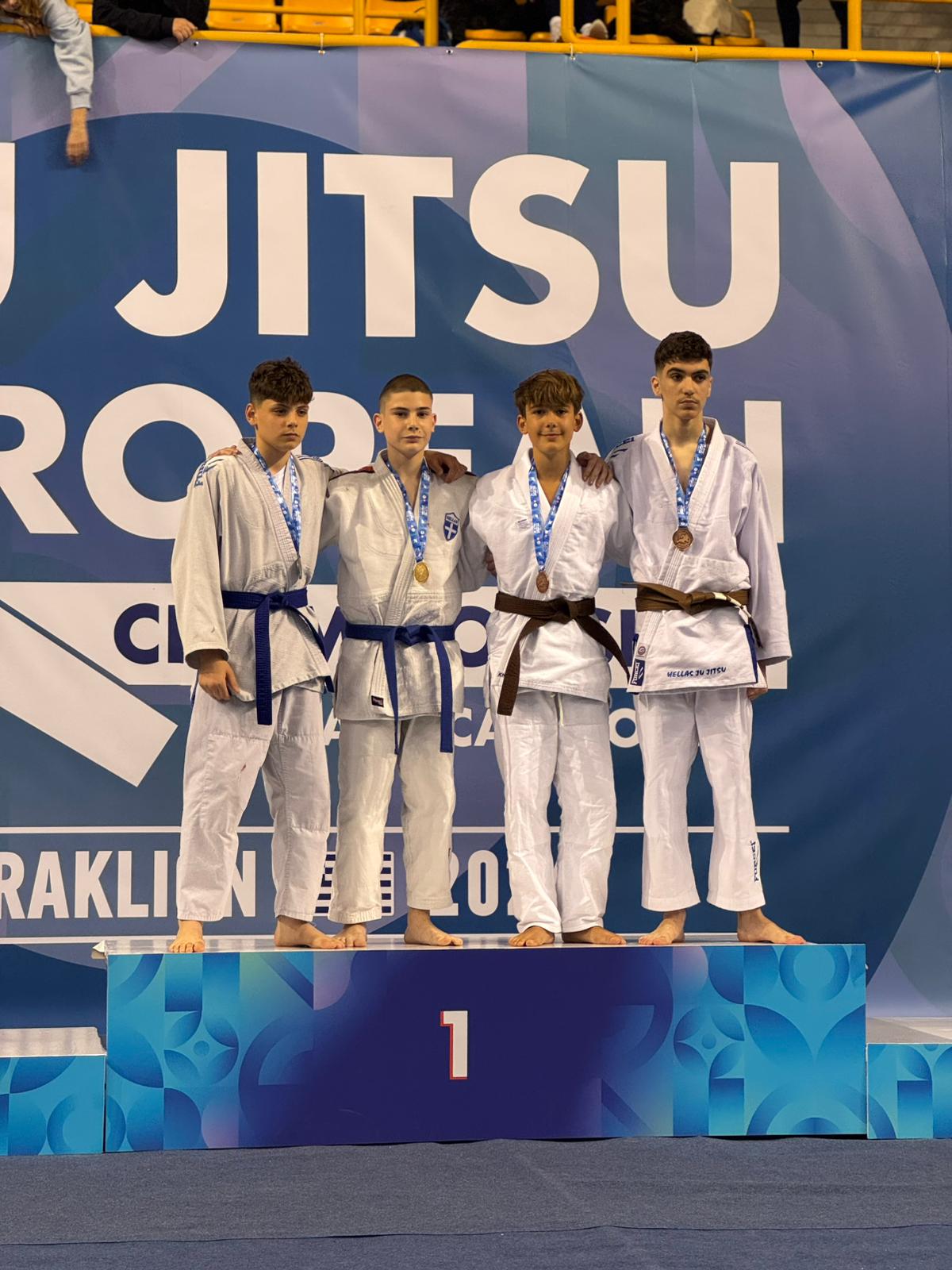 Europei Ju Jitsu podio