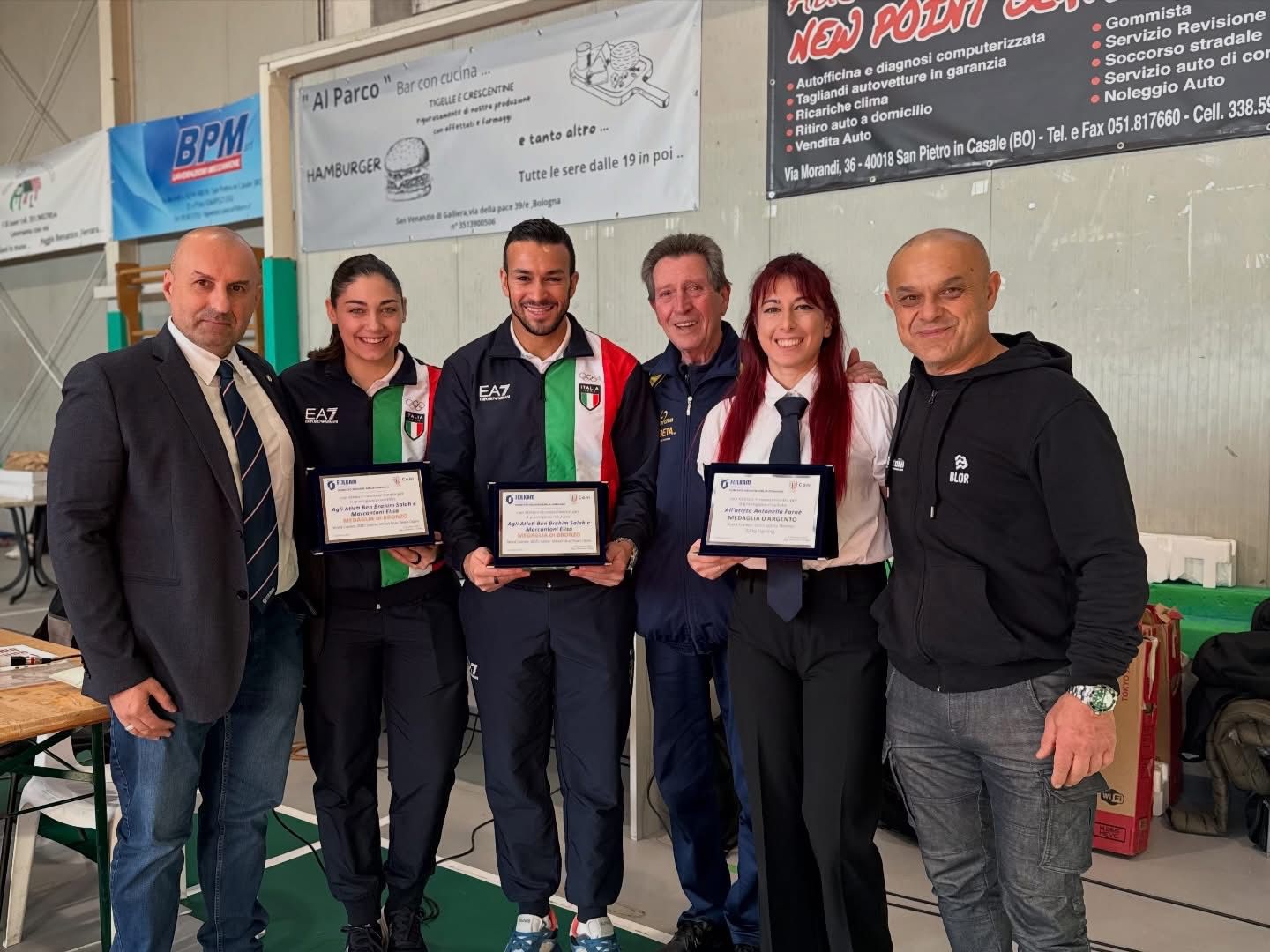 Premiazione Salah e Marcantoni