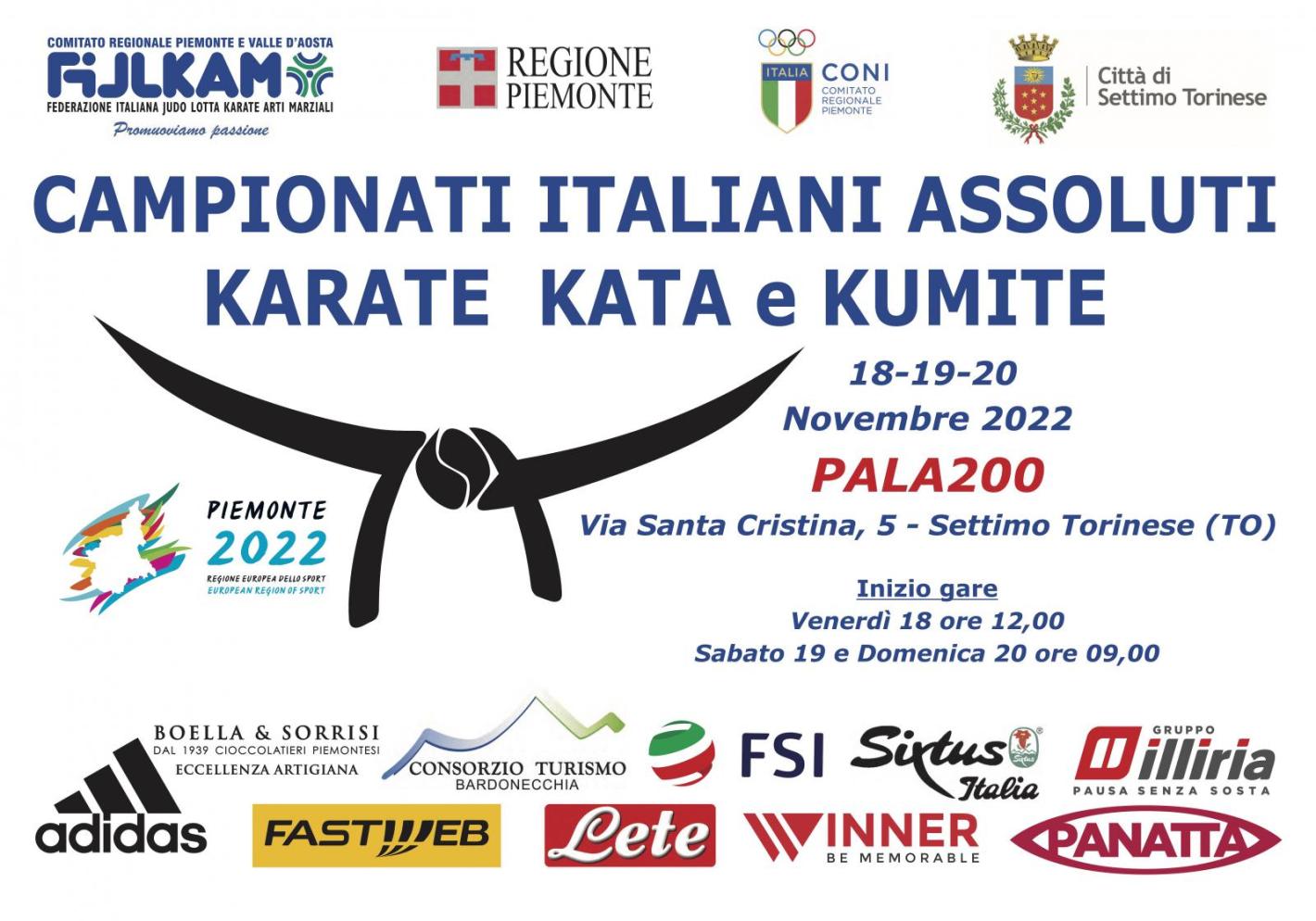 Federazione Italiana Judo Lotta Karate e Arti Marziali CAMPIONATI