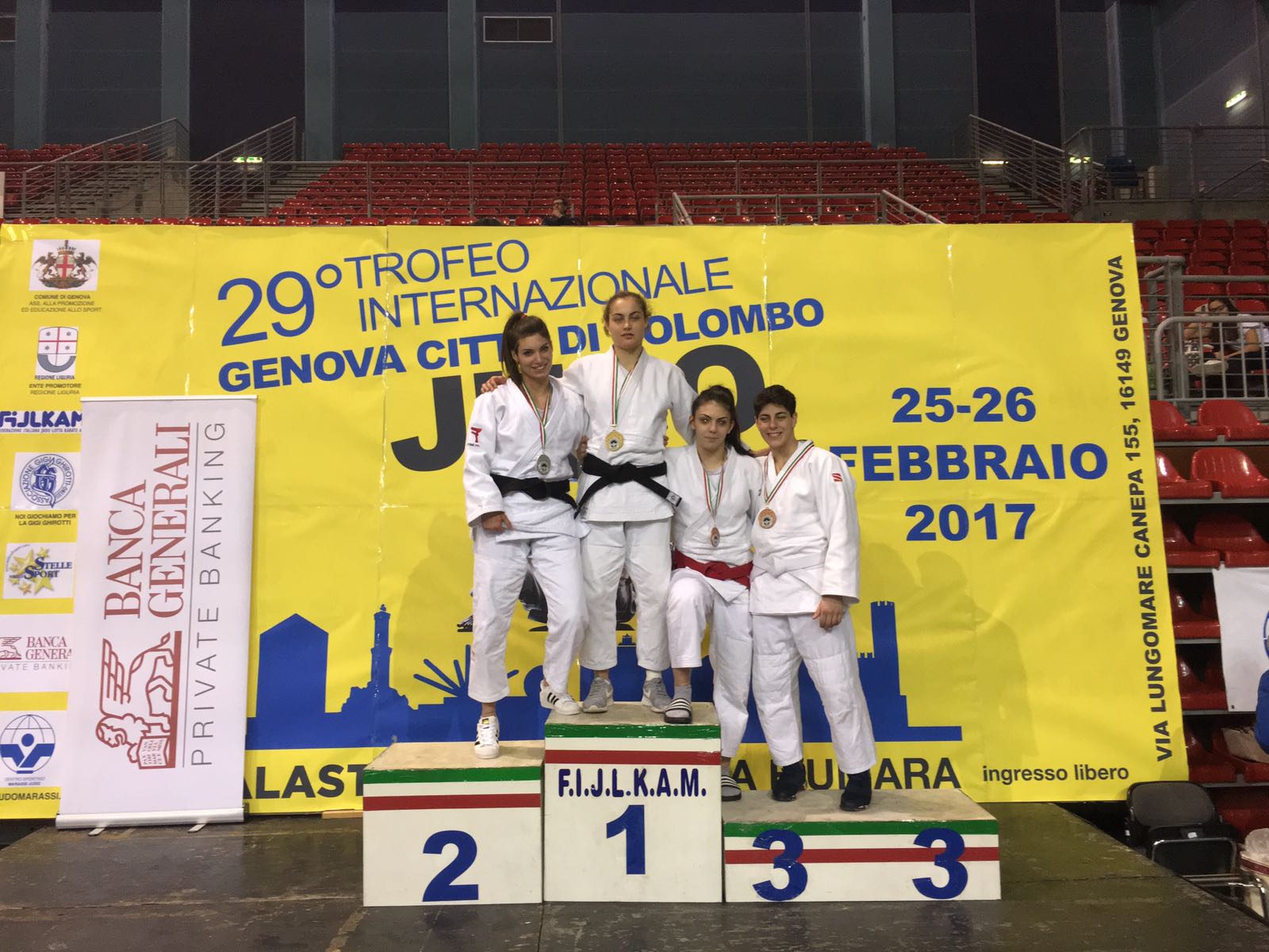 Grand Prix Cadetti e Juniores, a Genova svettano Akiyama e Carabinieri