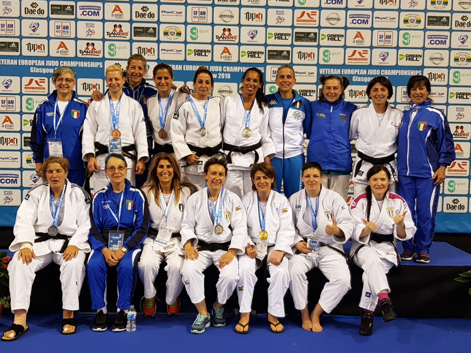 Argento e bronzo per le squadre-donne a Glasgow, Italia quarta nel medagliere