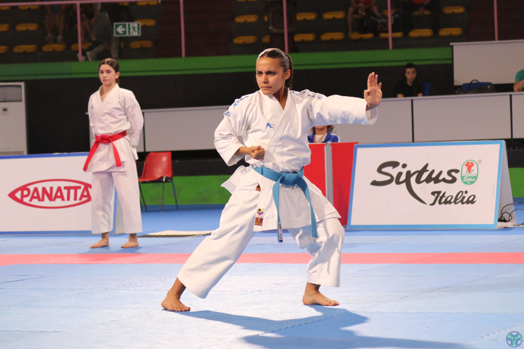 Miriam Ederar in azione ai Campionati Italiani Juniores