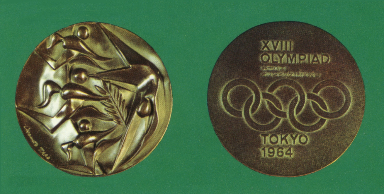 4. Tokyo 1964 Medaglia partecipanti DeR