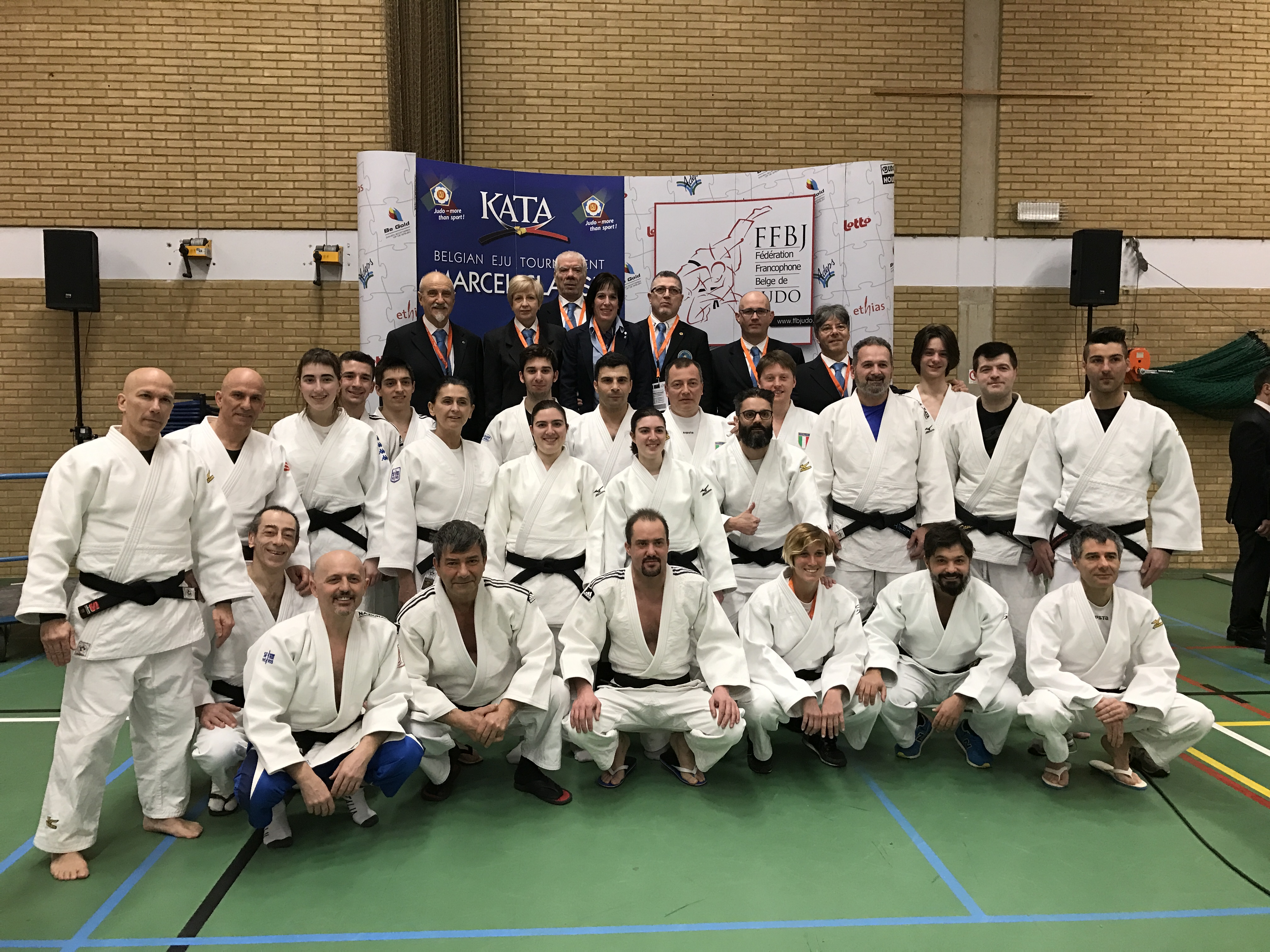 Doppio oro per l’Italia nell’EJU Kata Tournament a Bruxelles