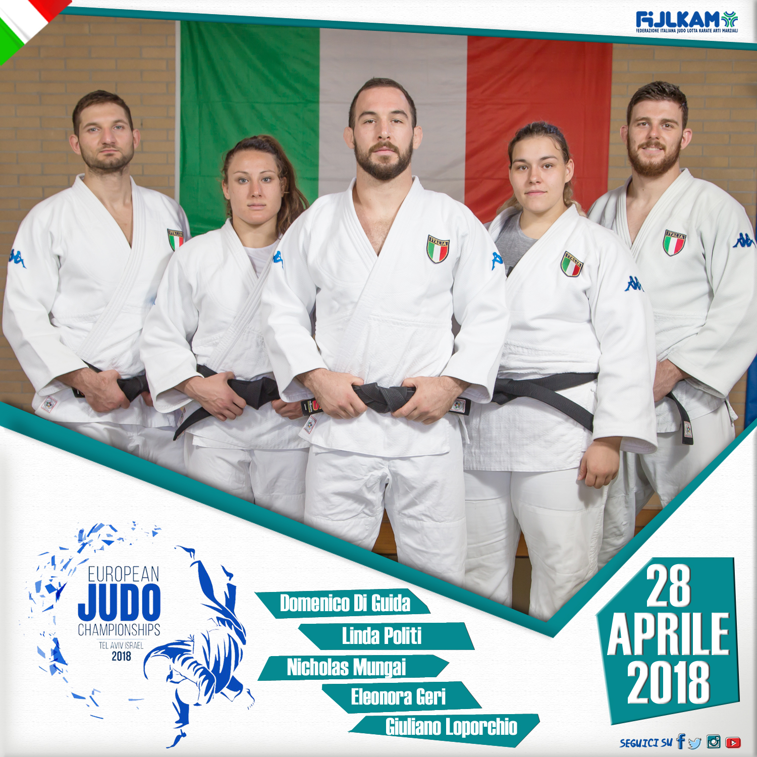 Europei Judo Tel Aviv day 3 - Aggiornamenti live: Mungai fermato al secondo turno. Azzurri out