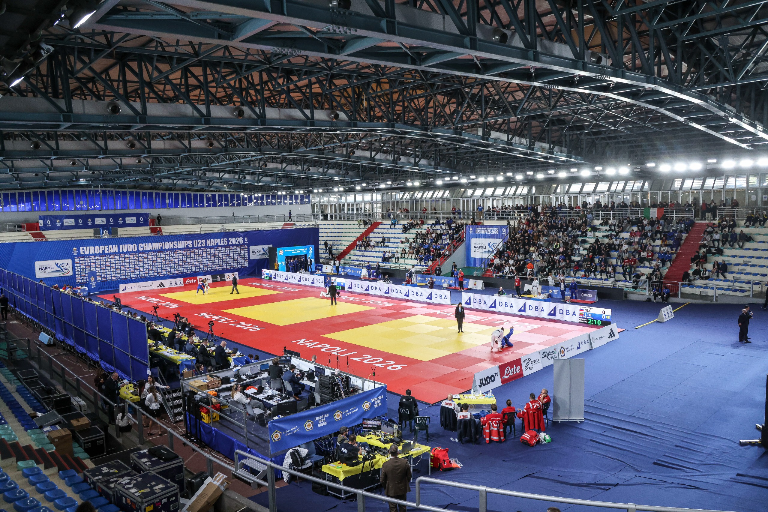 PalaVesuvio Napoli Europei U23 JUDO