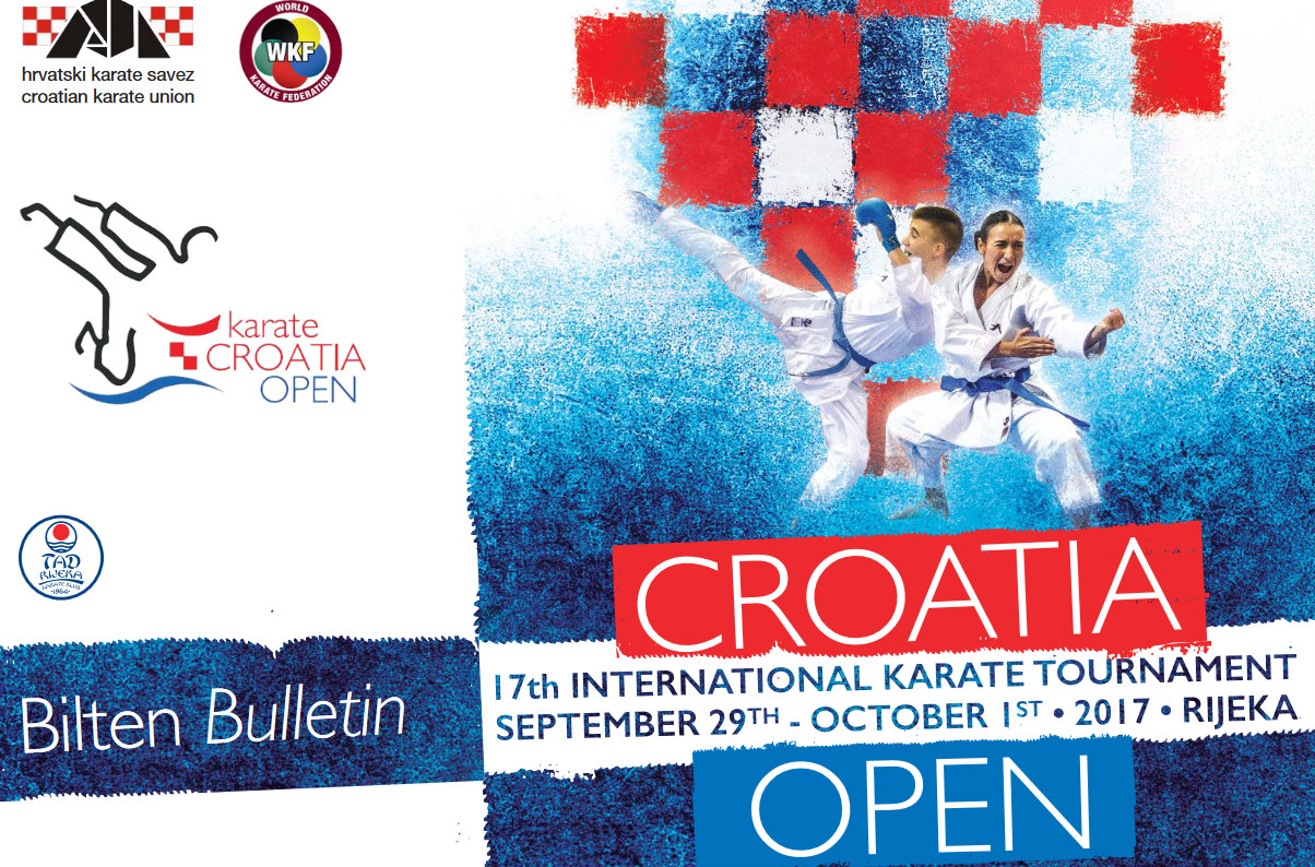 I Cadetti e gli Juniores azzurri del Karate protagonisti nel weekend a Rijeka nell'Open di Croazia 2017