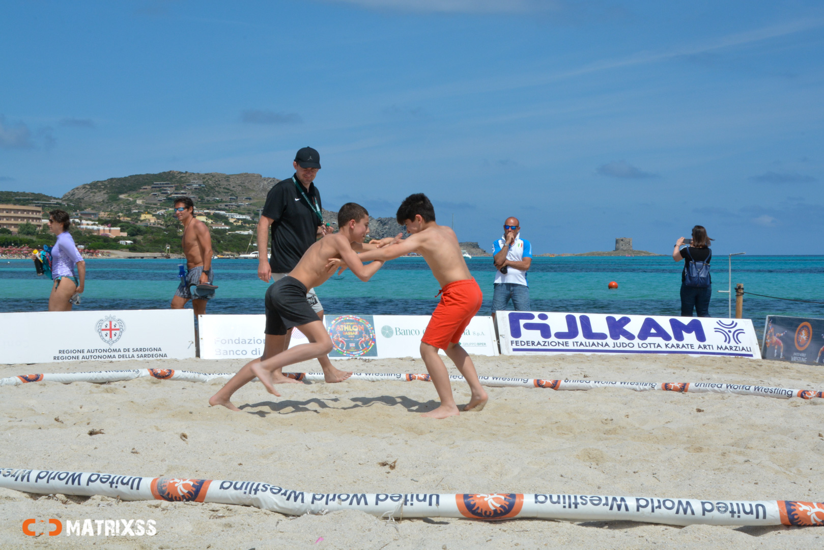 Athlon sassari sardinia beach wrestling