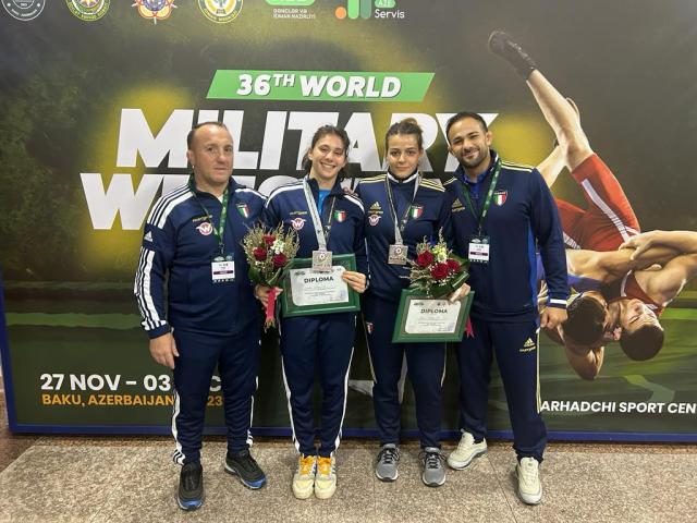 Godino e Rinaldi argento Baku Mondiali Militari 2023