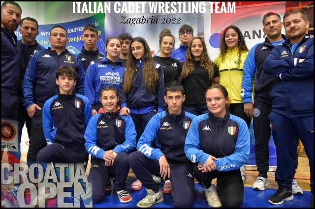 nazionale lotta cadetti in Croazia