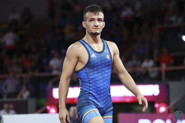 Simone Piroddu agli Europei U20 di Roma