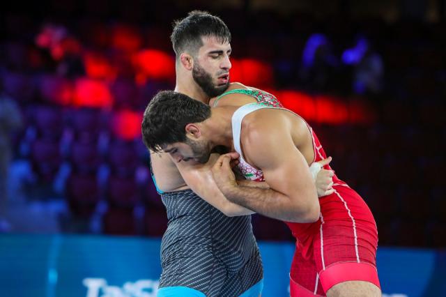 kakhelashvili in azione ai Mondiali di Oslo 2021