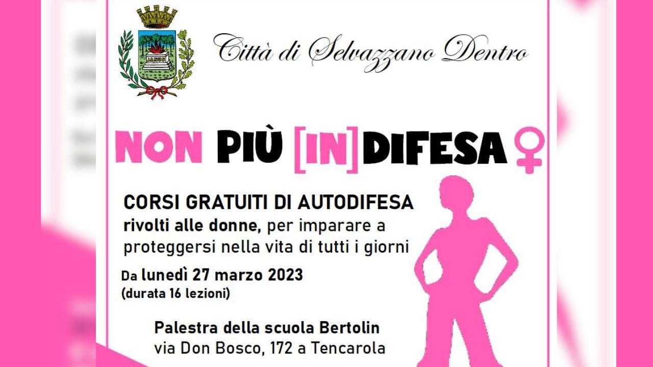 Il corso di difesa personale MGA “Non più Indifesa” a Selvazzano Dentro