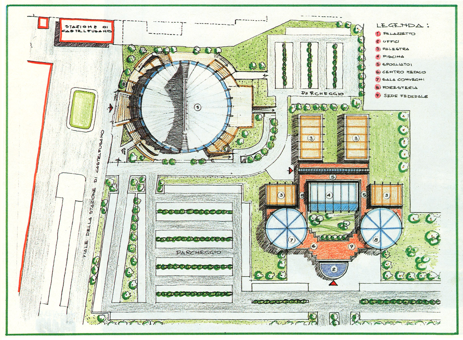 3. Centro Olimpico vecchio progetto