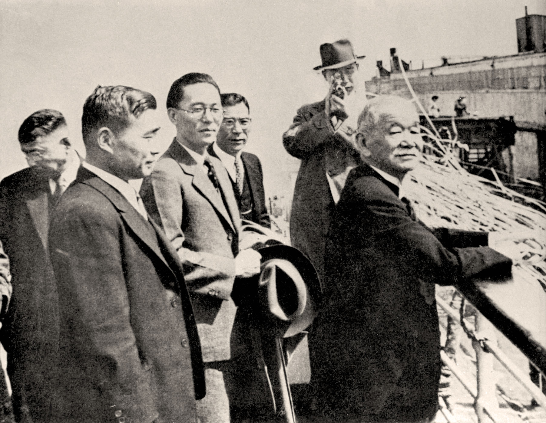 3. Kano sul piroscafo Hikawa Maru 1938