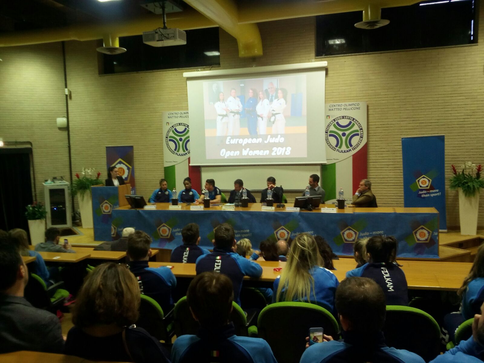 Presentato in conferenza stampa l'European Open di Judo con Forciniti, Gwend e Basile