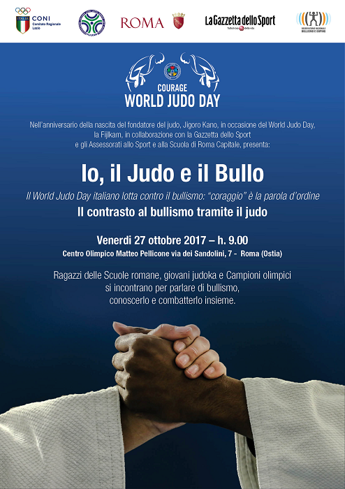 Io, il Judo e il bullo: domani a Ostia il World Judo Day contro il bullismo