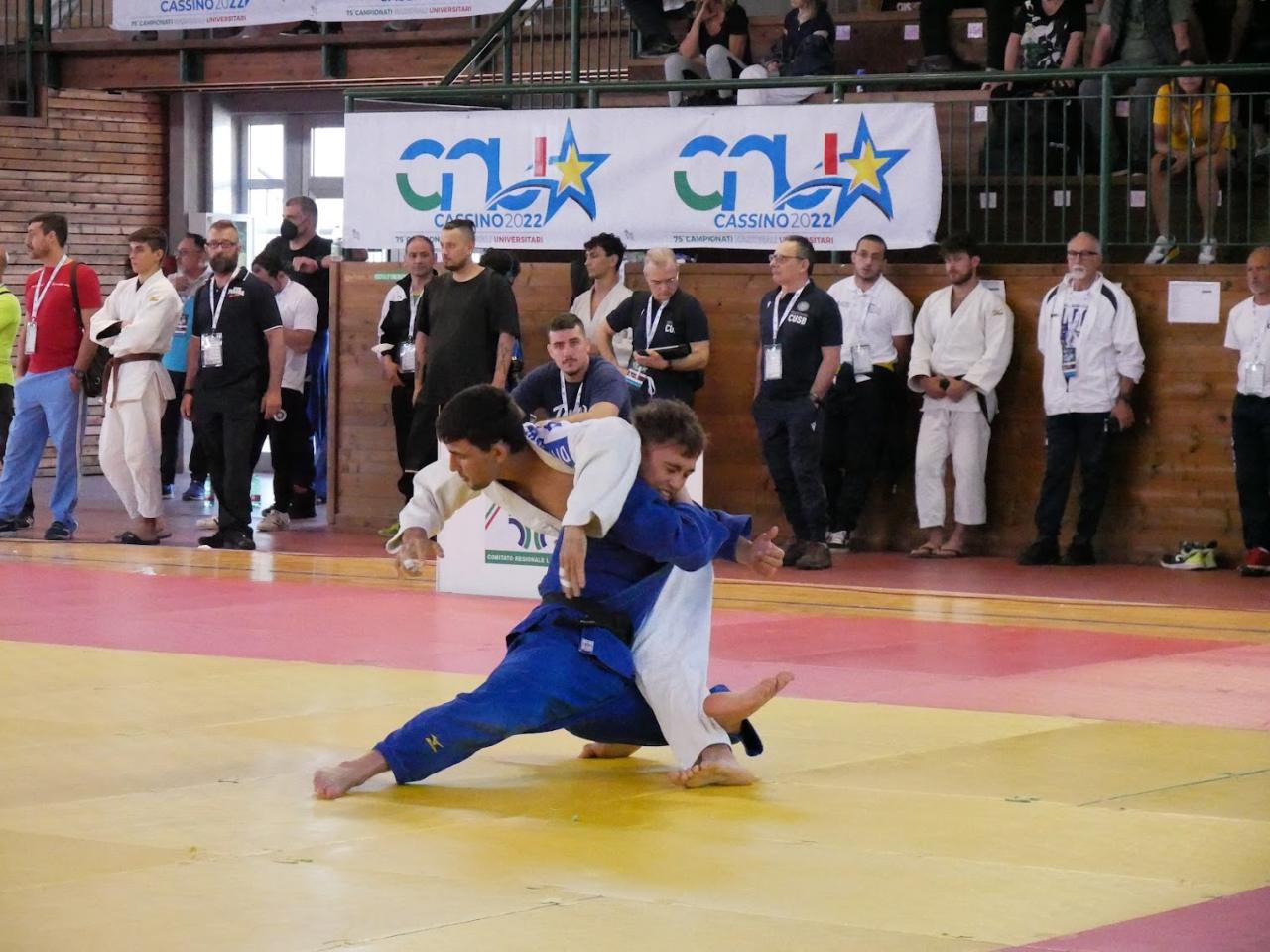 un momento del judo ai CNU 2022