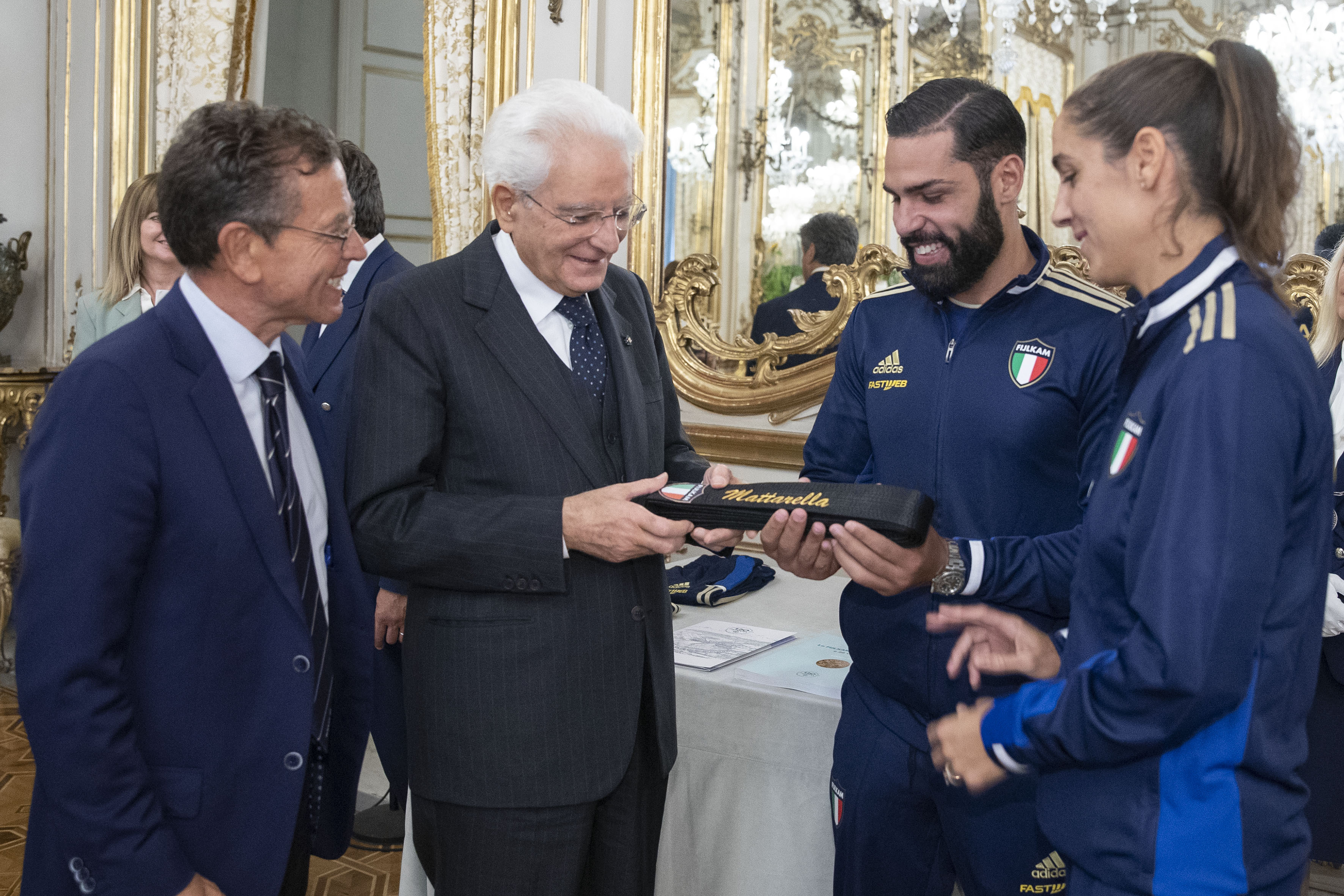 MATTARELLA cintura nera 120 anni FIJLKAM