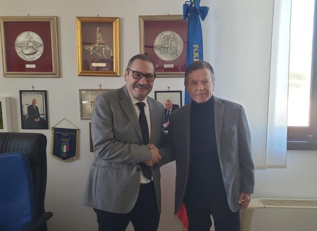 Presidente Falcone e Presidente Zanecchia, FIJLKAM e FSSI