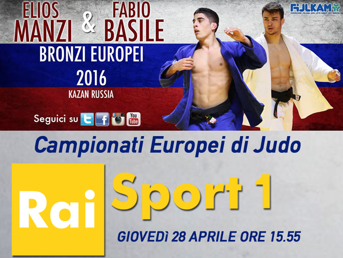 Il Campionato Europeo di Judo su Rai Sport