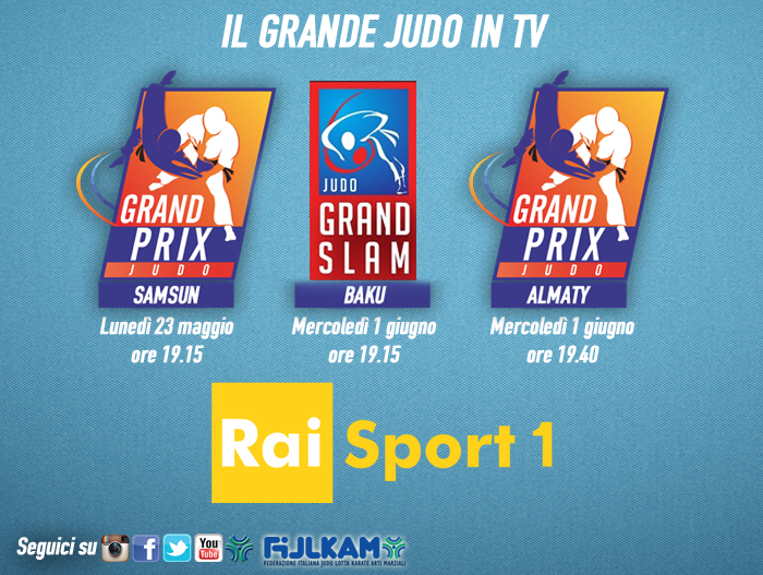 Il grande Judo in Tv su RAI Sport