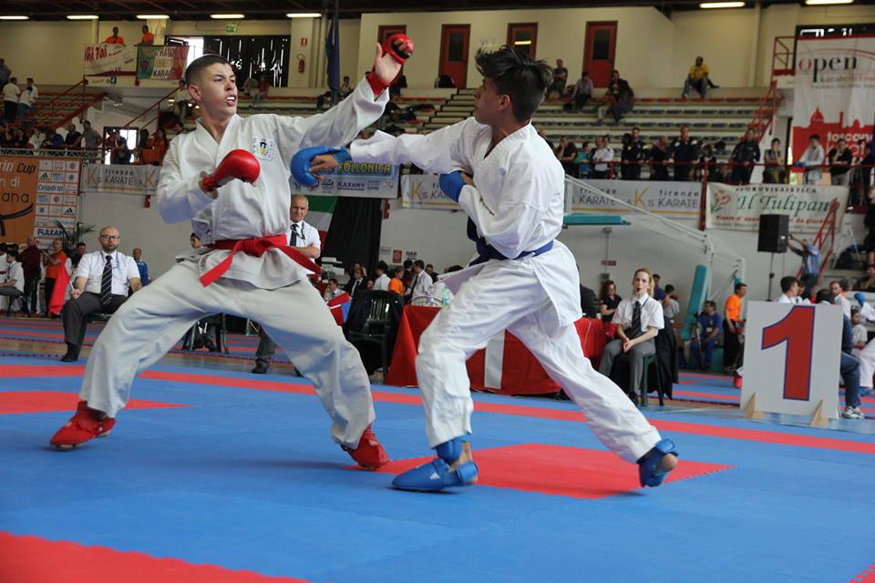 Giornata dedicata al kumite alla Celadrin Cup Karate 