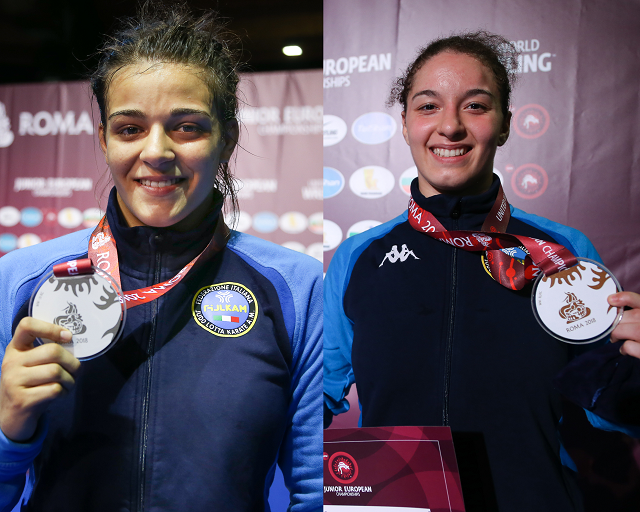 Eurojuniores di Ostia: con l'argento di Enrica Rinaldi e il bronzo di Elena Esposito l'Italia è a quota 7