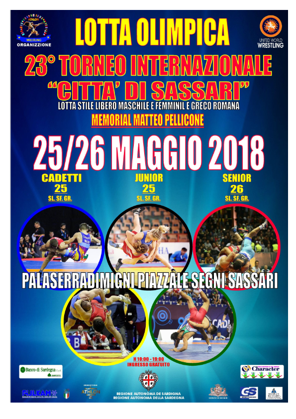 Al via il Torneo “Città di Sassari”. E Stintino ospita il  Beach Wrestling