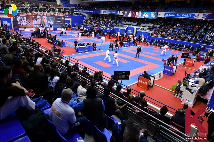 Sharaby Ahmed (Domar Sporting Club, ITA) in finale alla WKF PL1 di Parigi.