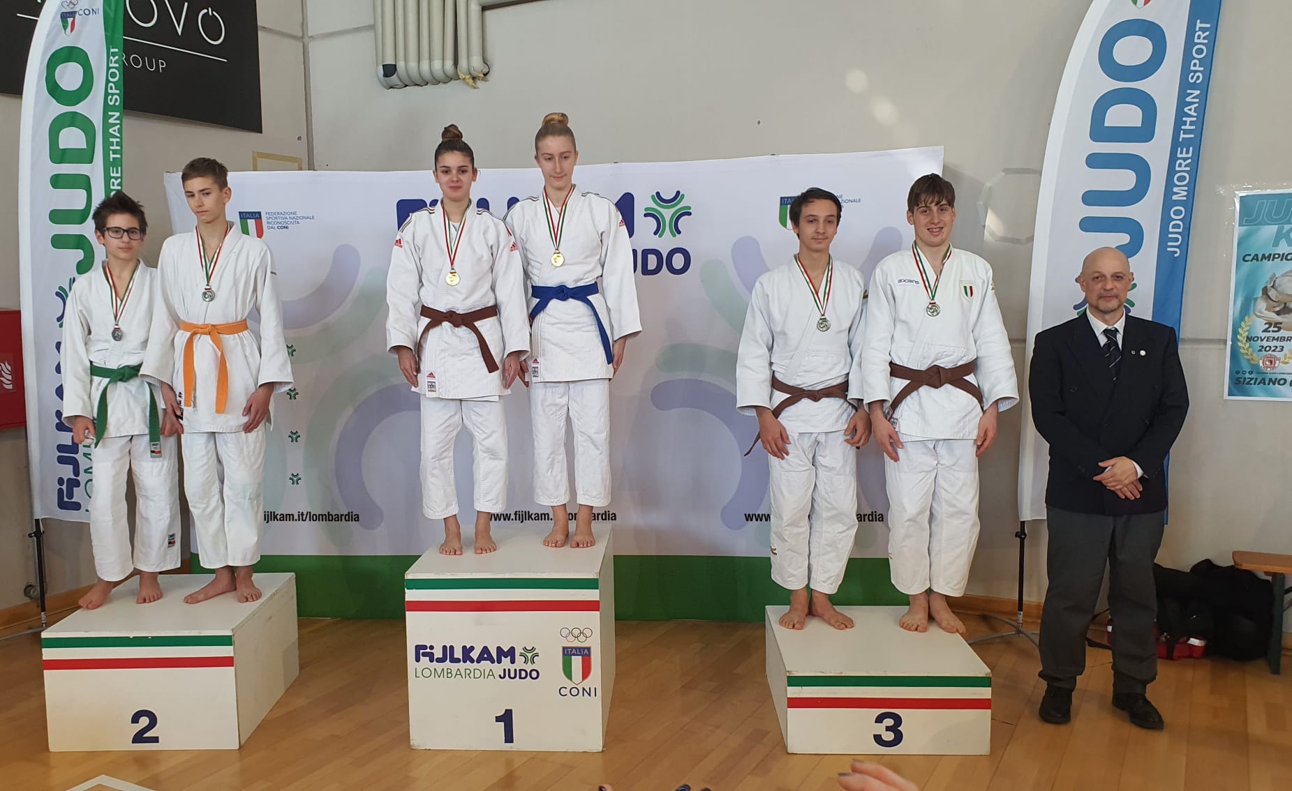 Podio Katame no Kata Under 18