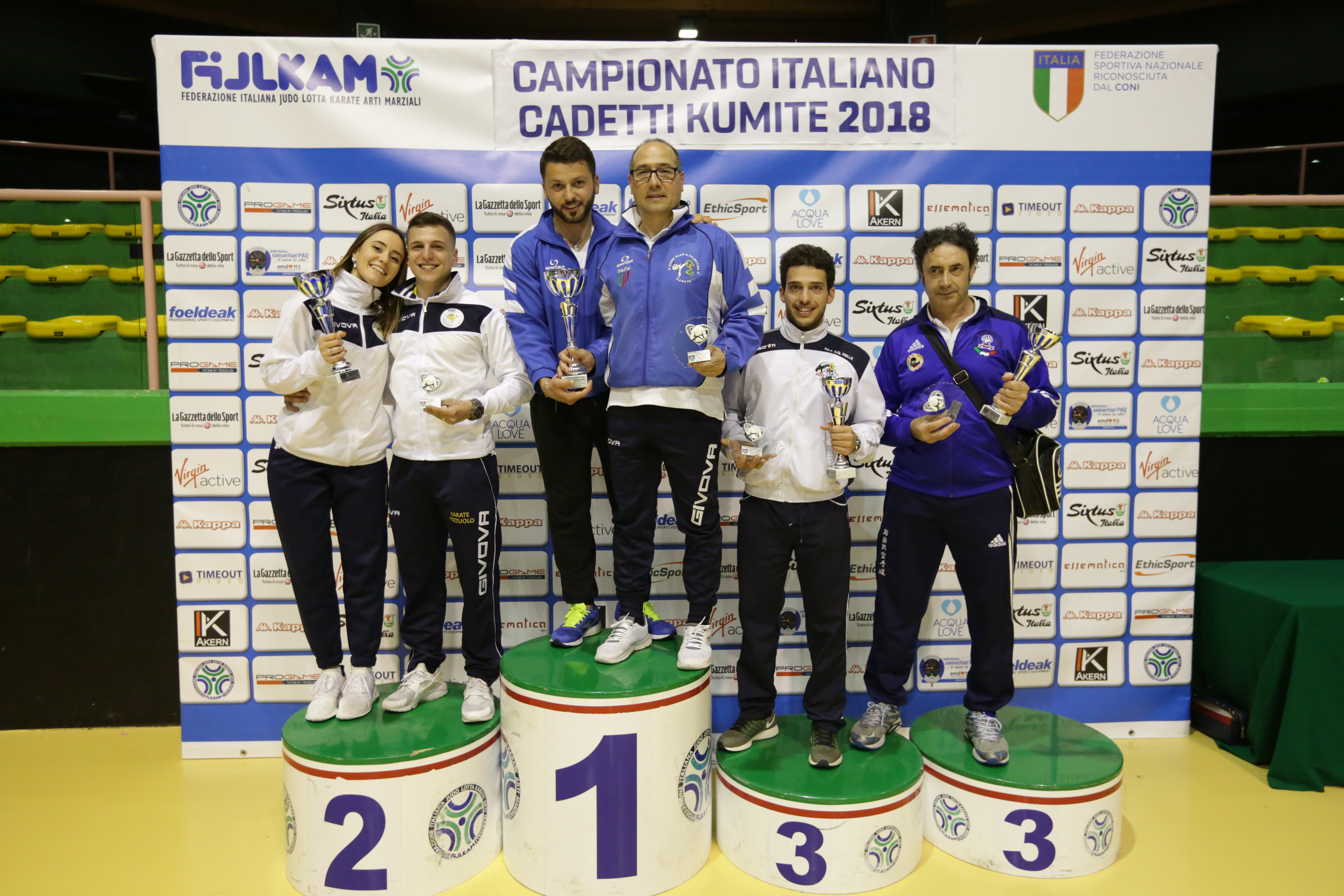 Al PalaPellicone assegnati sette titoli italiani ai Campionati Cadetti maschili di Kumite