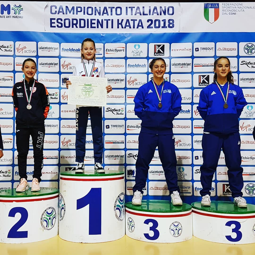 Tricolori Esordienti Kata: con Parola il Centro Karate Sportivo fa il bis