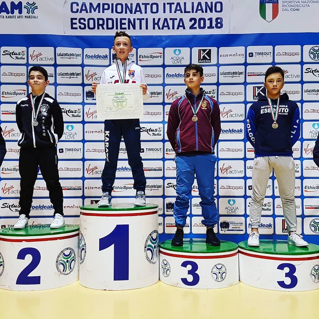 Campionati Italiani Esordienti Kata: Granelli conquista il titolo nel torneo maschile