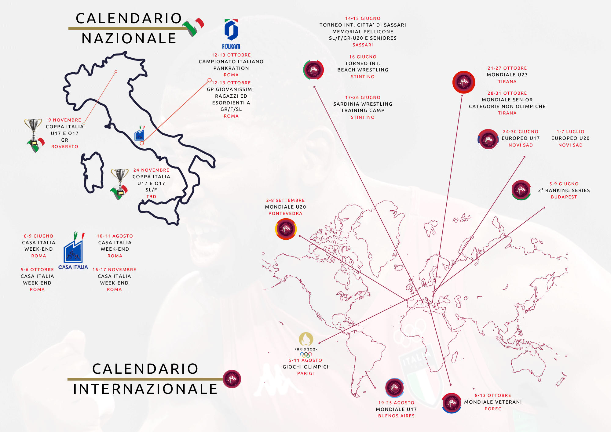 Calendario Nazionale e Internazionale