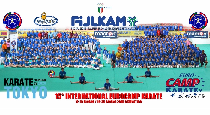 15° INTERNATIONAL EUROCAMP KARATE FIJLKAM 2016
