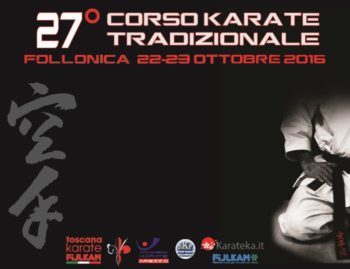 Al via il 27° Corso Karate tradizionale di Follonica.